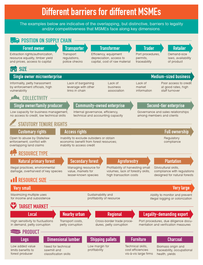 Different barriers for different MSMEs
