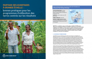 Partage des Avantages à Grande Échelle: Bonnes Pratiques pour les Programmes D’utilisation des Terres Centrés sur les Résultats